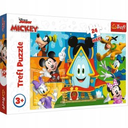 Puzzle 24 elementów Maxi Myszka Miki i przyjaciele 14351 Trefl 3+