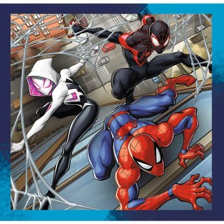 Puzzle 3w1 Marvel Spiderman Pajęczy przyjaciele 34874 Trefl