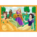 Puzzle 4w1 Bajkowe historie Disney Księżniczki Princess 34651 Trefl 4+