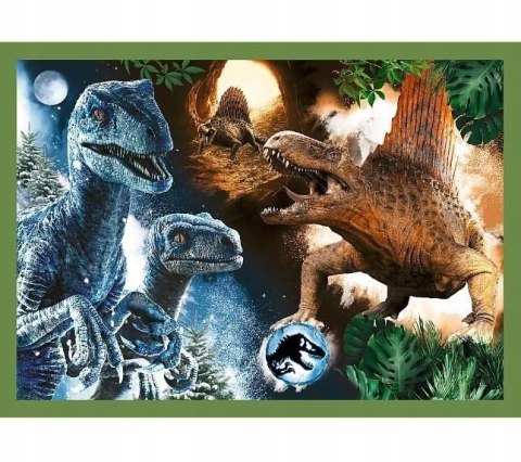 Puzzle 4w1 Groźne dinozaury Trefl 34607
