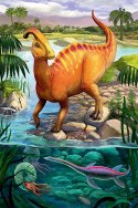 Puzzle 4w1 Niesamowite Dinozaury Mini 54 elementów Trefl