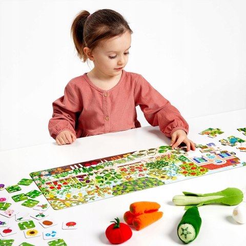 Puzzle Czuczu Co rośnie W ogródku 40 elementów dla dzieci: 3+, 4+