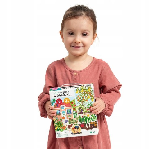 Puzzle Czuczu Co rośnie W ogródku 40 elementów dla dzieci: 3+, 4+