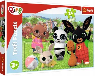 Puzzle Maxi Bing i Przyjaciele 24 elementy Trefl 3+ 14306