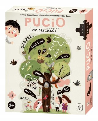 Puzzle Pucio Co słychać? 2+ 12 elementów Układanka