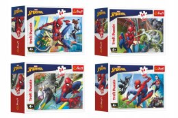 Puzzle Spiderman Mini 54 elementy Trefl 4 szt 4w1