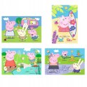 Puzzle Świnka Peppa Mini 54 elementy Trefl 4 szt