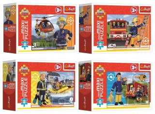 Puzzle Układanki Minimaxi Strażak Sam 4 szt 4w1 Trefl