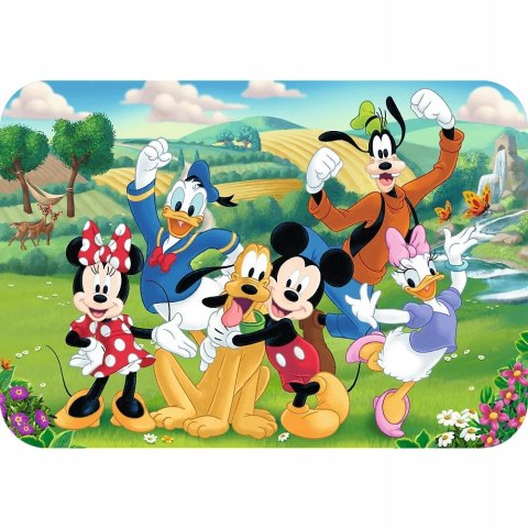 Puzzle drewniane Myszka Mickey z przyjaciółmi 24 elementów 20278 Trefl