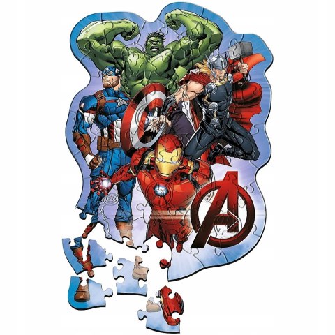 Puzzle drewniane Przygody Avengers 50 elementów Marvel 20256 Trefl