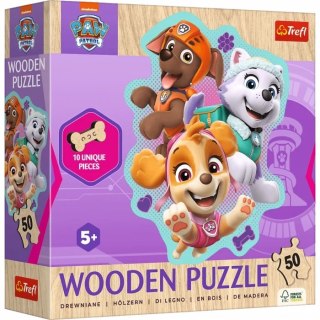 Puzzle drewniane Psi Patrol gromadka piesków 50 elementów 20258 Trefl