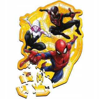 Puzzle drewniane Spider-Man gotowy w akcji 50 elementów 20280 Trefl