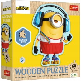 Puzzle drewniane Szalony Minionek 50 elementów Minionki 20239 Trefl