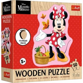 Puzzle drewniane Wesoła Myszka Minnie 50 elementów 20279 Trefl