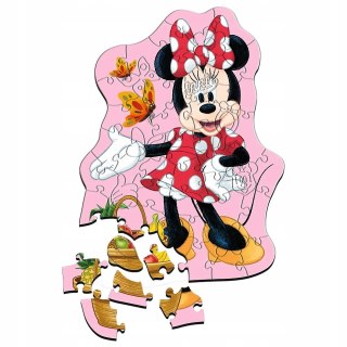 Puzzle drewniane Wesoła Myszka Minnie 50 elementów 20279 Trefl