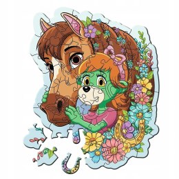 Puzzle drewniane Wesoła Rodzina Treflików 50 elementów Trefliki 20259 Trefl