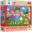 Puzzle drewniane Wesoły Cocomelon 24 elementów 20267 Trefl