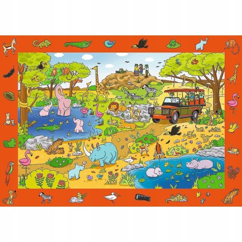 Puzzle obserwacyjne Spy Guy 24 elementy Safari 15591 Trefl 3+