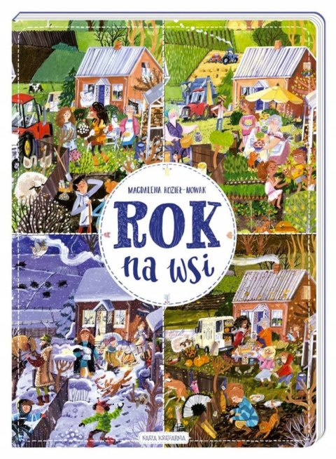 Rok na wsi Książka Obrazkowa Książeczka