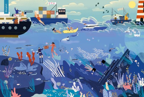 Rok nad morzem Malwina Hajduk Książka dla Dzieci