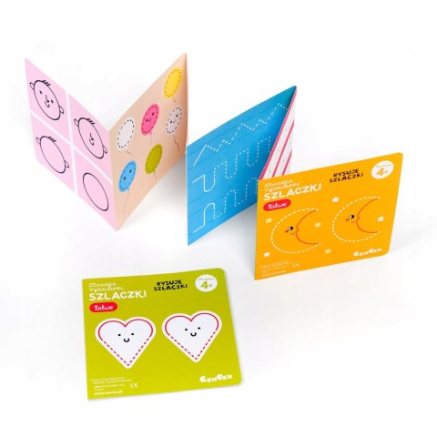 Rysuję szlaczki Łatwe Dłuuugie rysowanki 4+