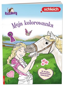 Schleich Horse Club Moja kolorowanka Ameet Malowanka Naklejki