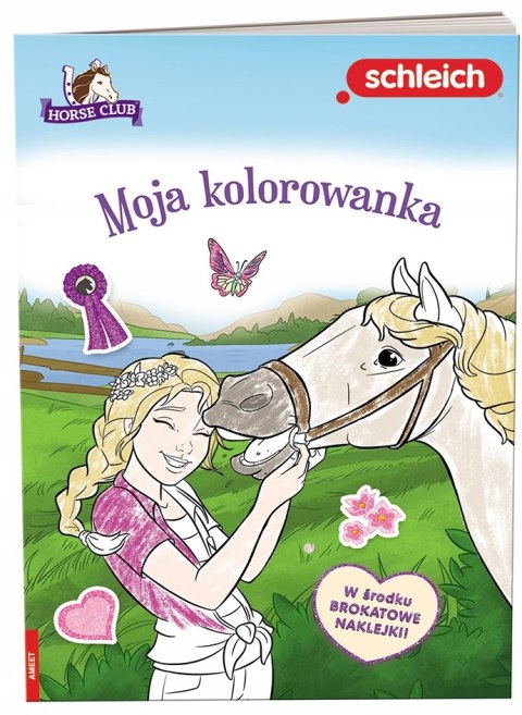 Schleich Horse Club Moja kolorowanka Ameet Malowanka Naklejki