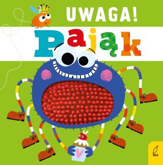 Uwaga, Pająk! Książeczka Sensoryczna Dotykowa