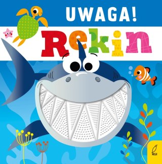 Uwaga, Rekin! Książeczka Sensoryczna Dotykowa