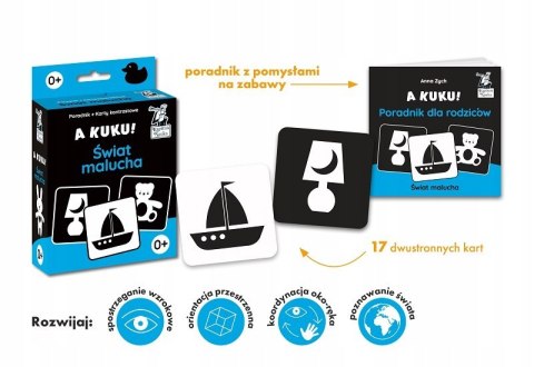 A kuku Świat Malucha Poradnik + Karty kontrastowe Kapitan Nauka