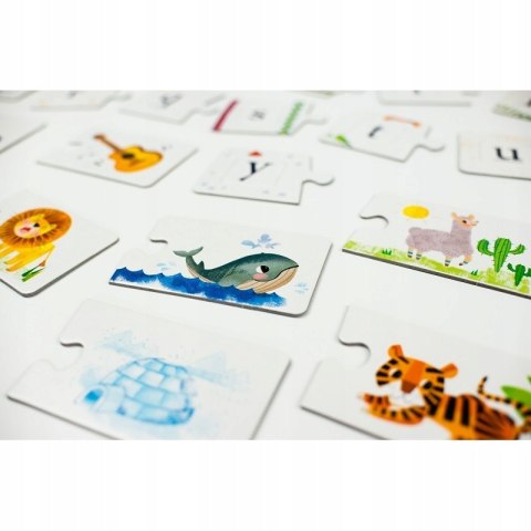 Alfabet na 3 Sposoby Gra Edukacyjna Litery Wyrazy Kapitan Nauka