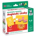 Angielski Liczby Układanki Malucha 1+ Puzzle Kapitan Nauka