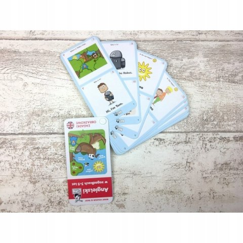 Angielski w Zagadkach Zagadki Obrazkowe 3-5 lat Kapitan Nauka