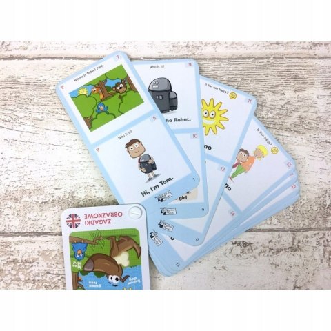 Angielski w Zagadkach Zagadki Obrazkowe 3-5 lat Kapitan Nauka