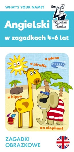 Angielski w zagadkach 4-6 lat Kapitan Nauka