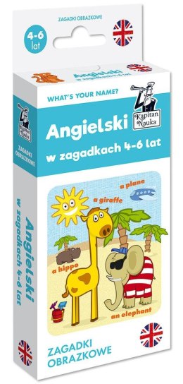 Angielski w zagadkach 4-6 lat Kapitan Nauka