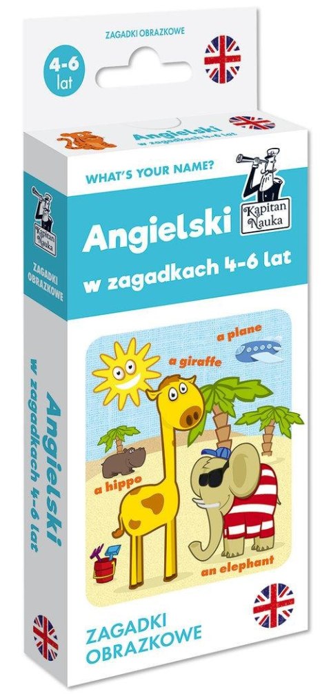 Angielski w zagadkach 4-6 lat Kapitan Nauka