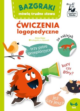 Bazgraki mówią trudne słowa Ćwiczenia logopedyczne Bazgraki Kapitan Nauka
