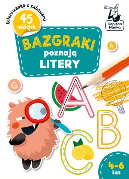 Bazgraki poznają litery 4-6 lat Kapitan Nauka