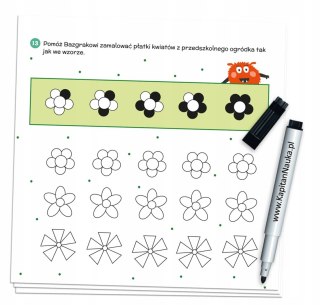 Bazgraki w Przedszkolu Piszę i Zmazuję Kapitan Nauka 3-6 lat