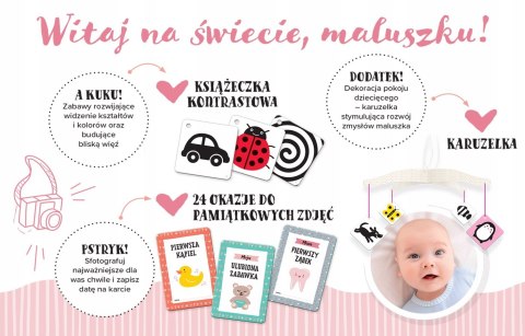 Cześć Maluszku Paka niemowlaka Kapitan Nauka Zestaw Prezentowy dla maluszka