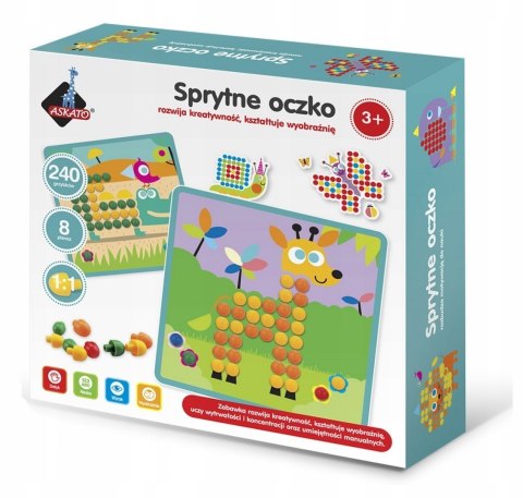 Genialny Dzieciak Sprytne Oczko Askato 240 elementów 3+