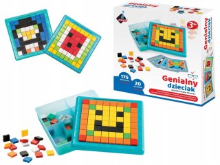 Genialny dzieciak Zaszyfrowane Obrazki Mozaika 3+ Askato