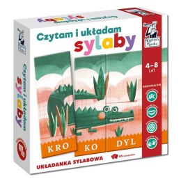 Gra Edukacyjna Kapitan Nauka Czytam i układam sylaby Krokodyl