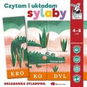 Gra Edukacyjna Kapitan Nauka Czytam i układam sylaby Krokodyl
