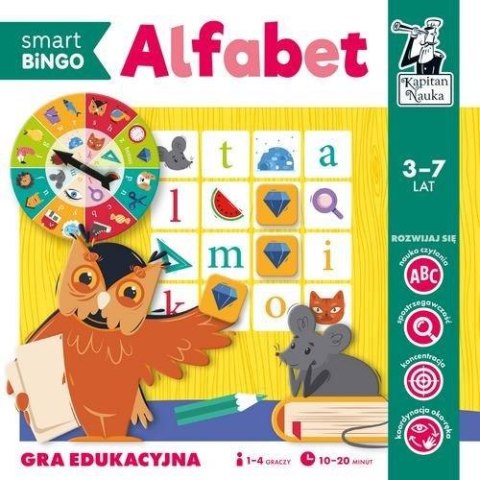 Gra Edukacyjna Smart Bingo Alfabet Kapitan Nauka Edgard