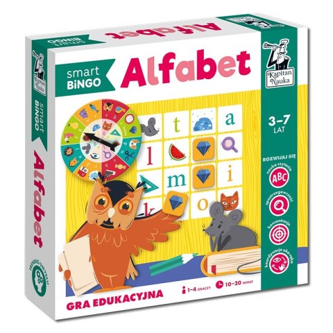 Gra Edukacyjna Smart Bingo Alfabet Kapitan Nauka Edgard