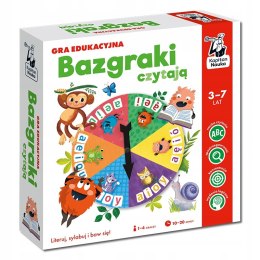 Gra Edukacyjna planszowa Edgard Bazgraki czytają Kapitan Nauka