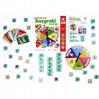 Gra Edukacyjna planszowa Edgard Bazgraki czytają Kapitan Nauka