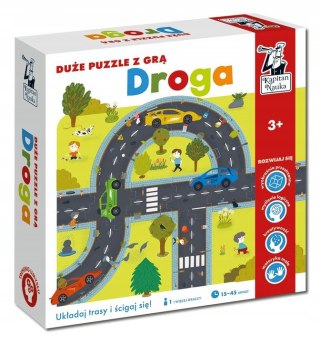 Gra edukacyjna Duże Puzzle Droga dla dzieci 3+ Kapitan Nauka